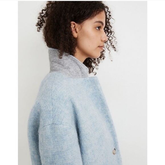 Madewll Elmcourt Boucle Peacoat - Picture 3 of 16